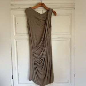 Beige Max Studio ruched dress